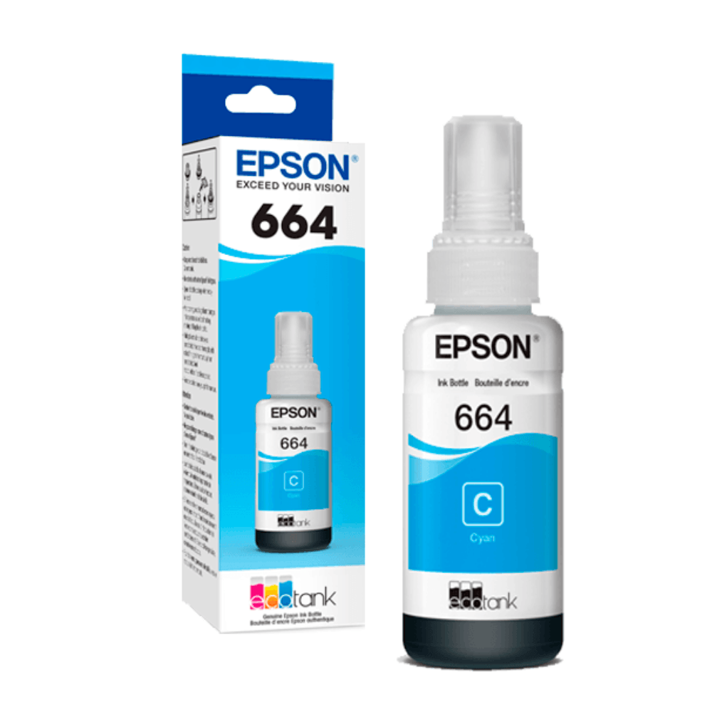 TINTA EPSON RECARGA CYAN L355-L555 TINTA EPSON RECARGA CYAN L355/L555 - Image 1