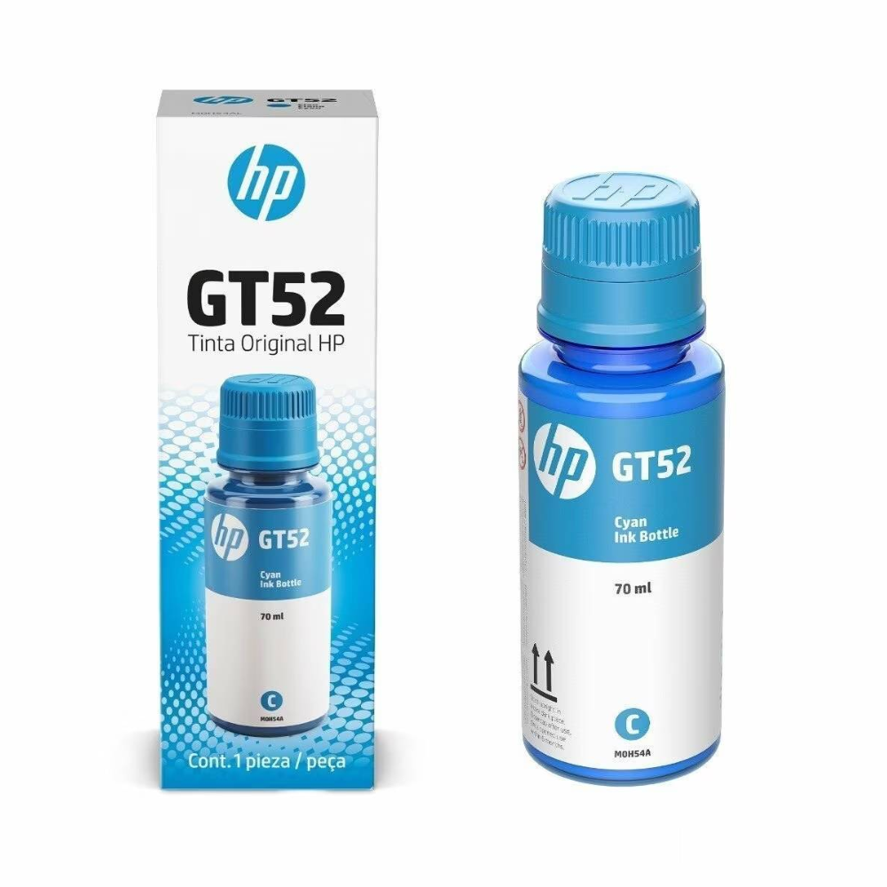 TINTA HP GT52-53 CYAN HP5810-20-500-15-17-19-30 TINTA HP GT52/53 CYAN HP5810/20/500/15/17/19/30 - Image 1
